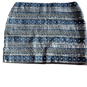 2/40$ BEADED mini sparkling skirt size xs